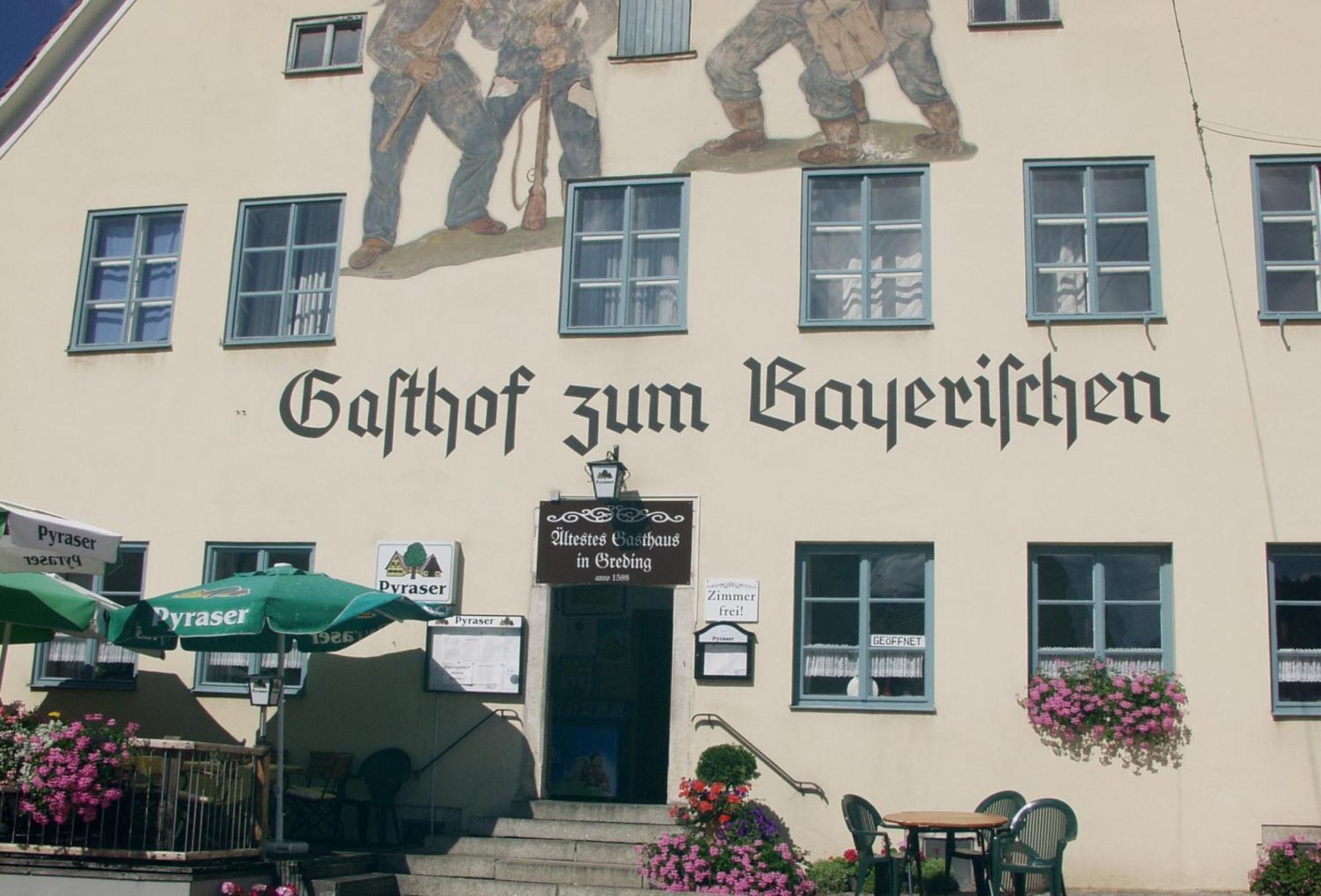 Gasthof Zum Bayerischen Greding Exterior foto