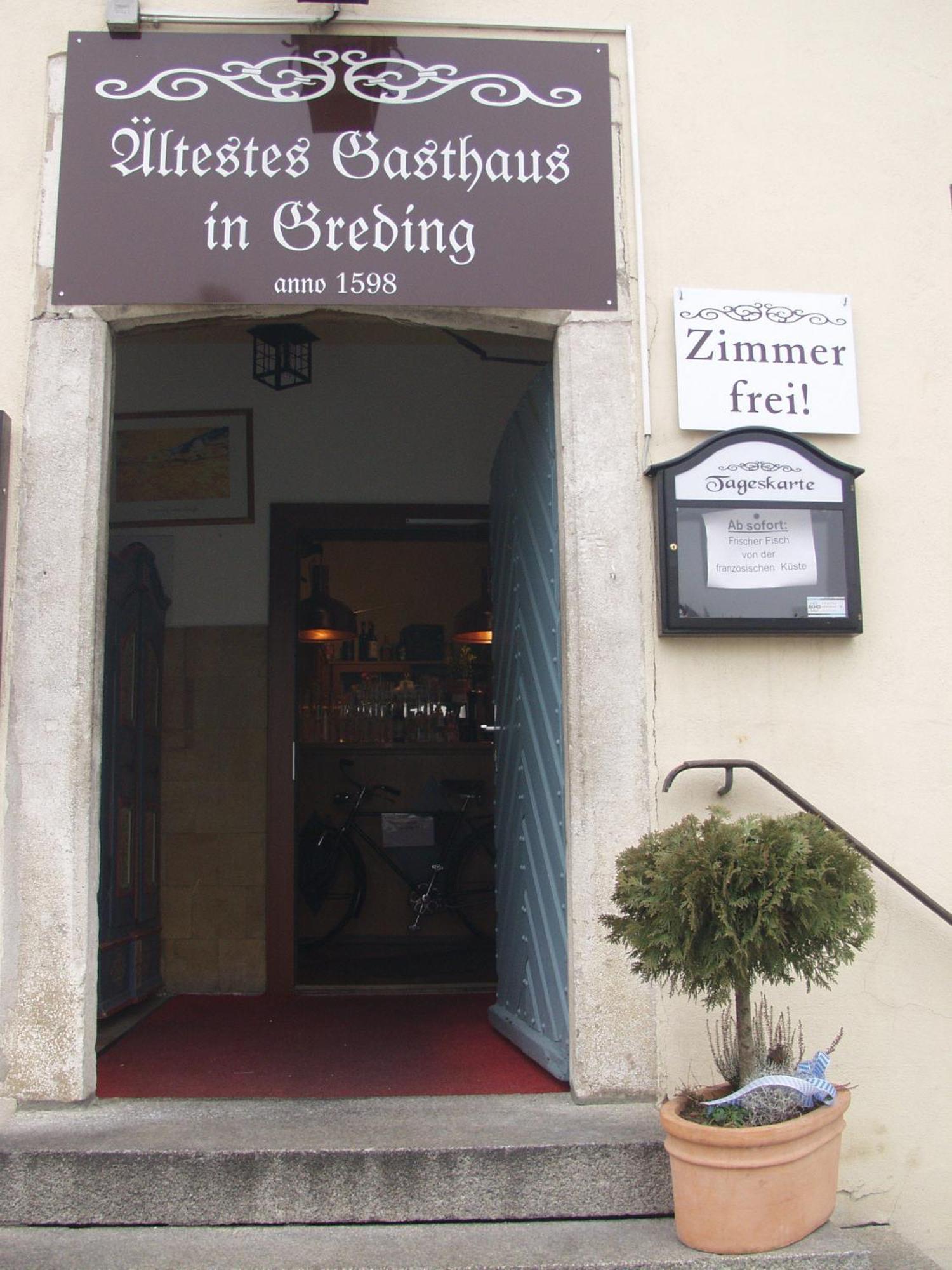 Gasthof Zum Bayerischen Greding Exterior foto