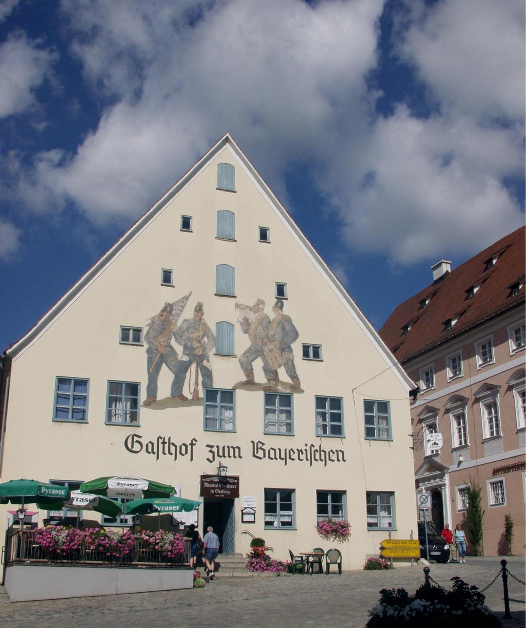 Gasthof Zum Bayerischen Hotel Greding Exterior foto